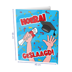 Paper Dreams Window signs - Geslaagd school