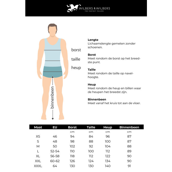 Wilbers & Wilbers Trainingspak multi kort heren