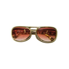Funny Fashion Bril Elvis goud