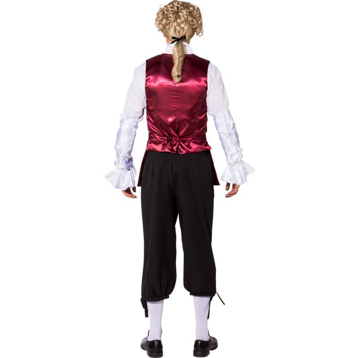 Gilet vest jacquard luxe rood