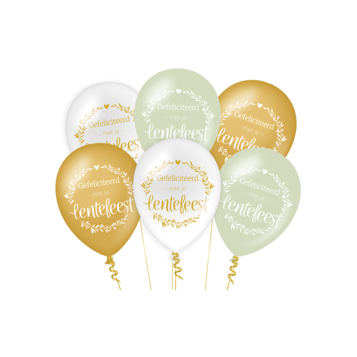 Paper Dreams Ballons lentefeest 6 stuks