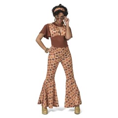 Funny Fashion Seventies hippie jumpsuit fruity dames