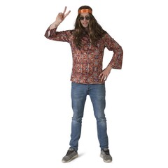 Funny Fashion Hippie Hemd seventies heren Orlando