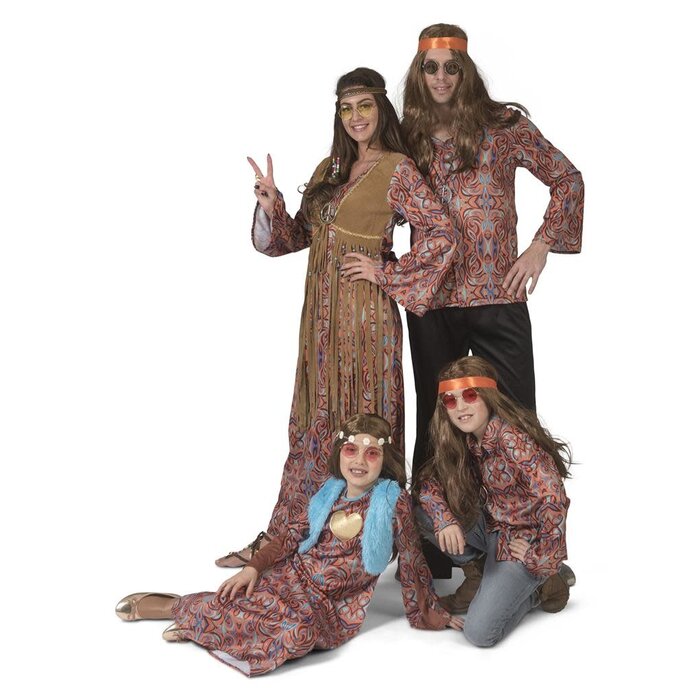 Funny Fashion Hippie Hemd seventies heren Orlando