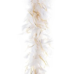 Funny Fashion Boa wit met gouddraad 2m 45gr