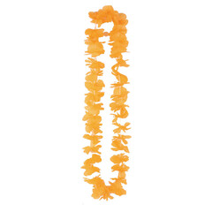 PartyLine Hawaii slinger bloemen krans ORANJE