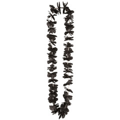 PartyLine Hawaii slinger bloemen krans ZWART