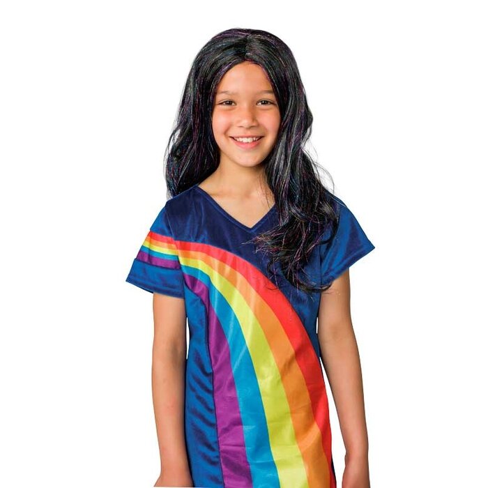 Studio 100 K3 pruik Marthe met glitter extensions