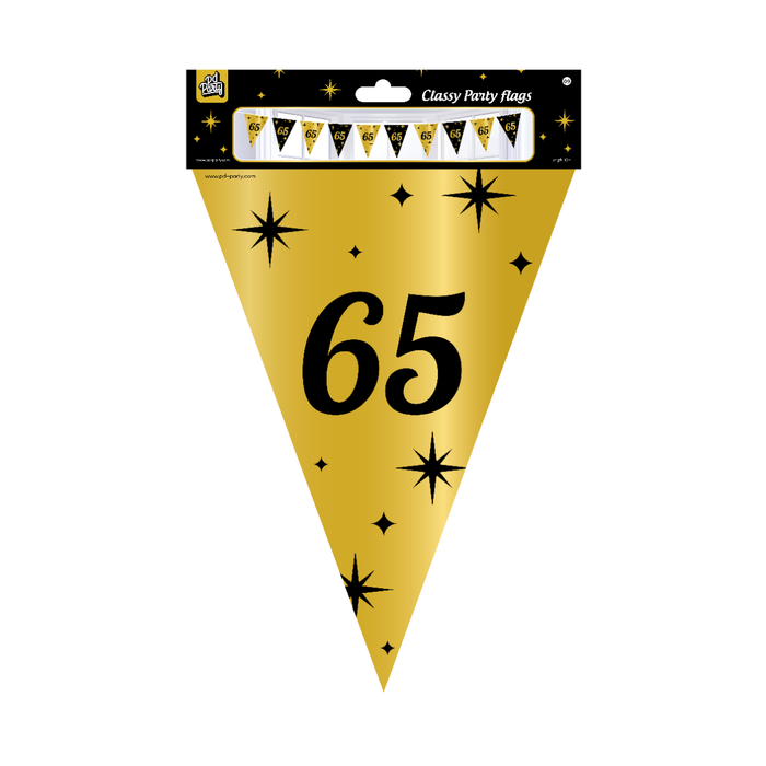 Paperdreams Ballons 100 jaar zwart/goud 6st