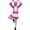 Dansmarieke Majorette kostuum Roze