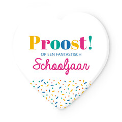 Keramieken Onderzetter Proost op een fantastisch Schooljaar