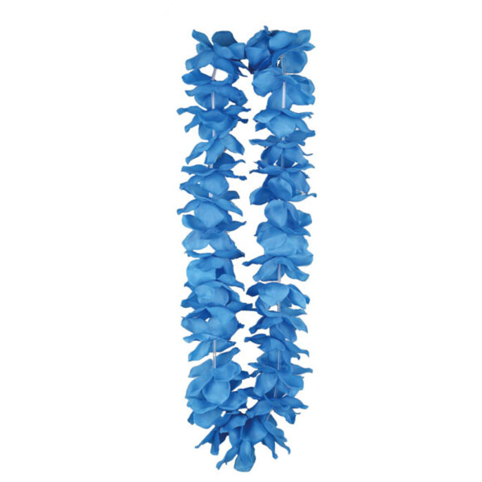 Hawai Krans Neon Blauw