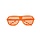 Bril Shutter  fluo oranje