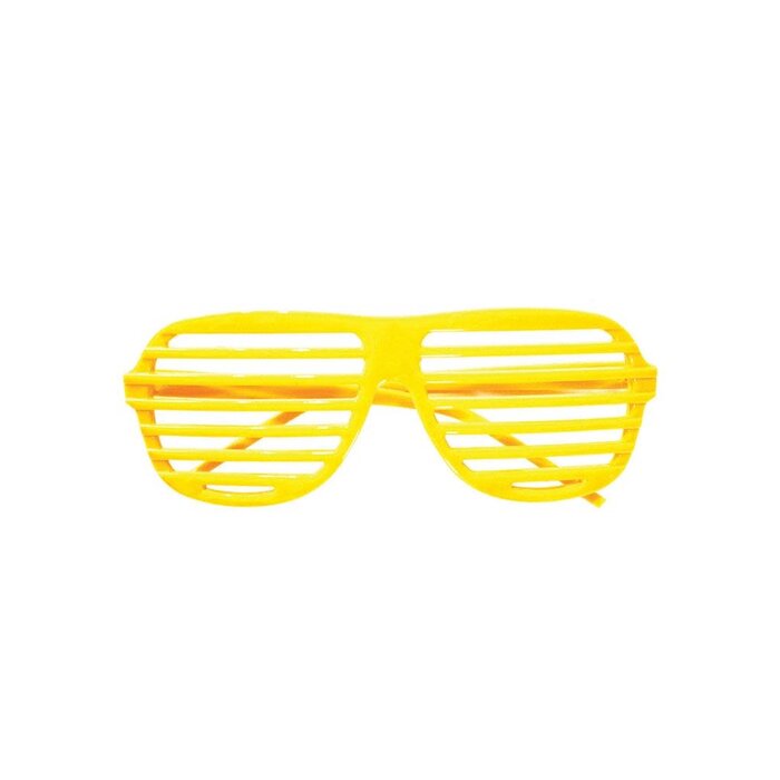 Bril Shutter  fluo geel