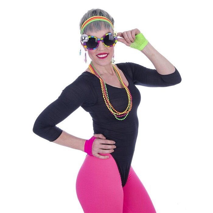 80's & 90's Rocking star neon set 5 dlg