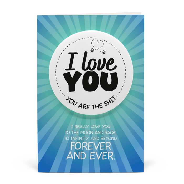 I love you - Shitbutton Giftcard