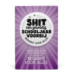 Schooljaar - Shitbutton Giftcard