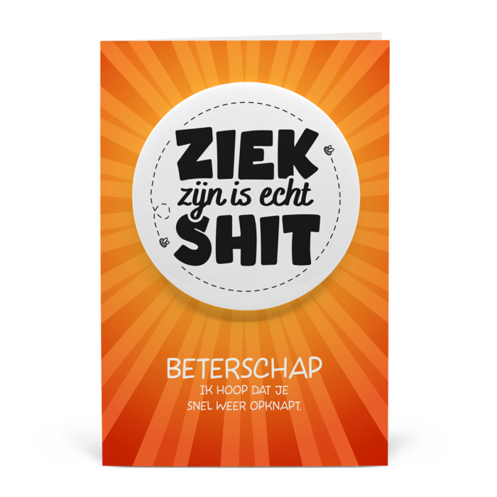 Beterschap - Shitbutton Giftcard