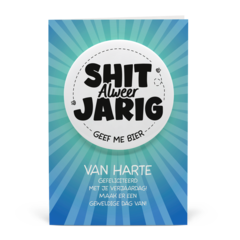 Jarig - bier - Shitbutton Giftcard
