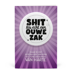 Ouwe zak - Shitbutton Giftcard