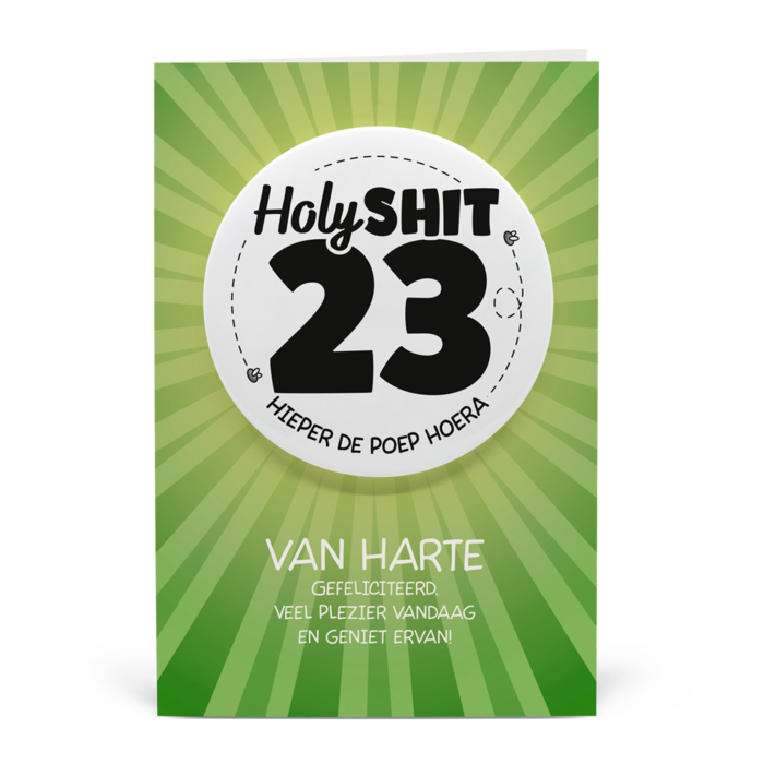 23 jaar - Shitbutton Giftcard