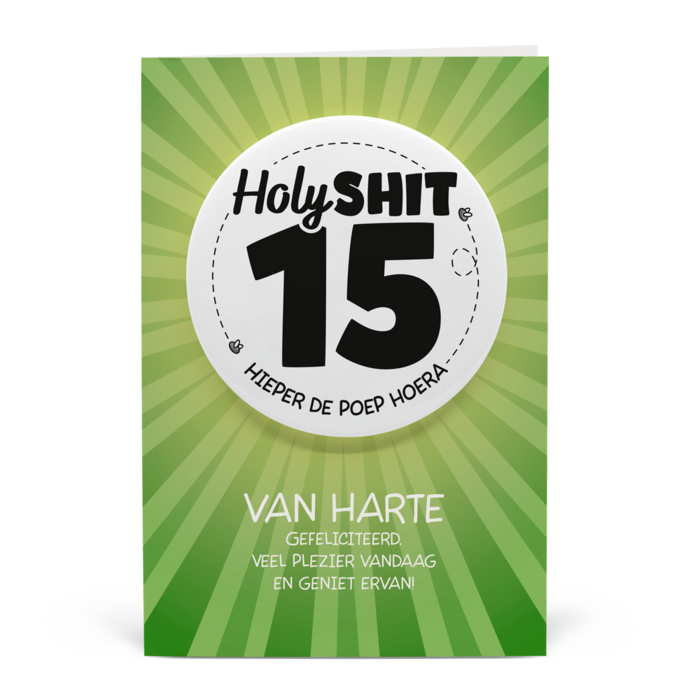 15 jaar - Shitbutton Giftcard