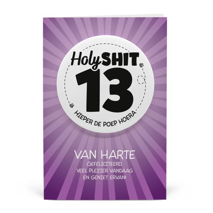 13 jaar - Shitbutton Giftcard