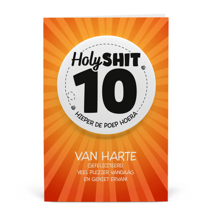 10 jaar - Shitbutton Giftcard