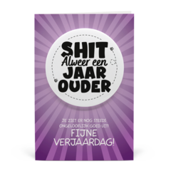 Jaar ouder - Shitbutton Giftcard