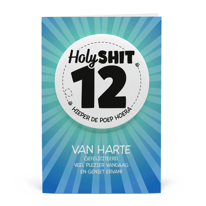 12 jaar - Shitbutton Giftcard