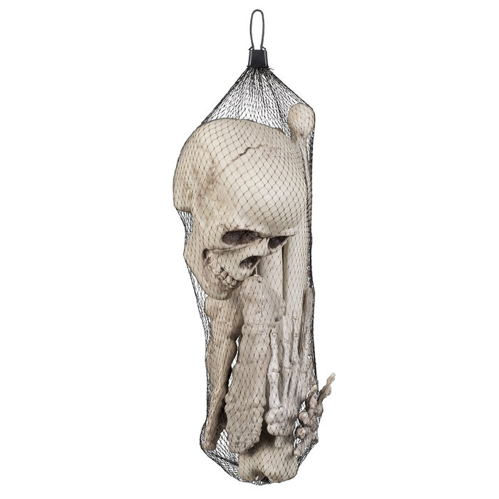 Set 12 stuks Doodshoofd en beenderen (40 cm)