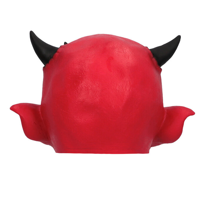 Latex hoofdmasker Creepy devil