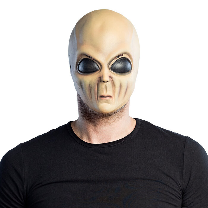 Latex hoofdmasker Wrinkly alien
