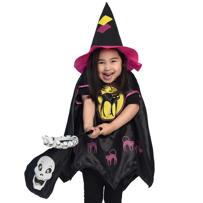 Trick or Treat snoep zakje schedel (20 x 26 cm)