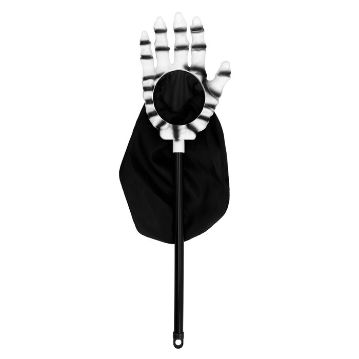 Trick or Treat snoep zakje schedel (20 x 26 cm)