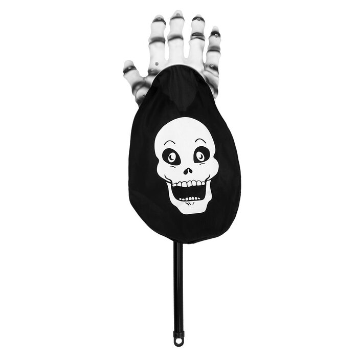 Trick or Treat snoep zakje schedel (20 x 26 cm)