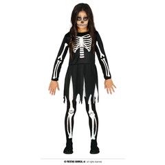 Fiestas Guirca Skelet halloween kostuum meisje