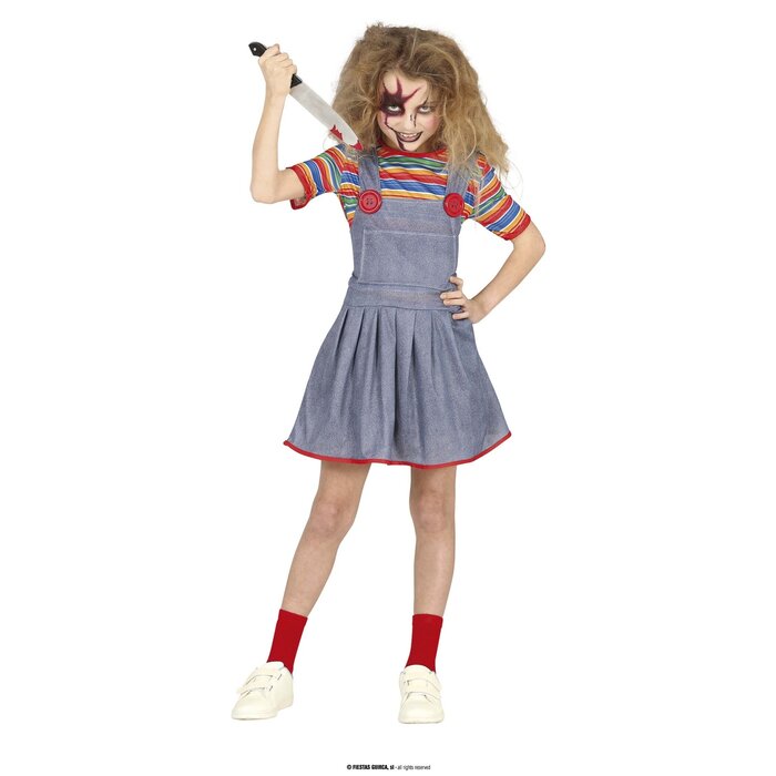 Fiestas Guirca Gestoorde pop kostuum meisje