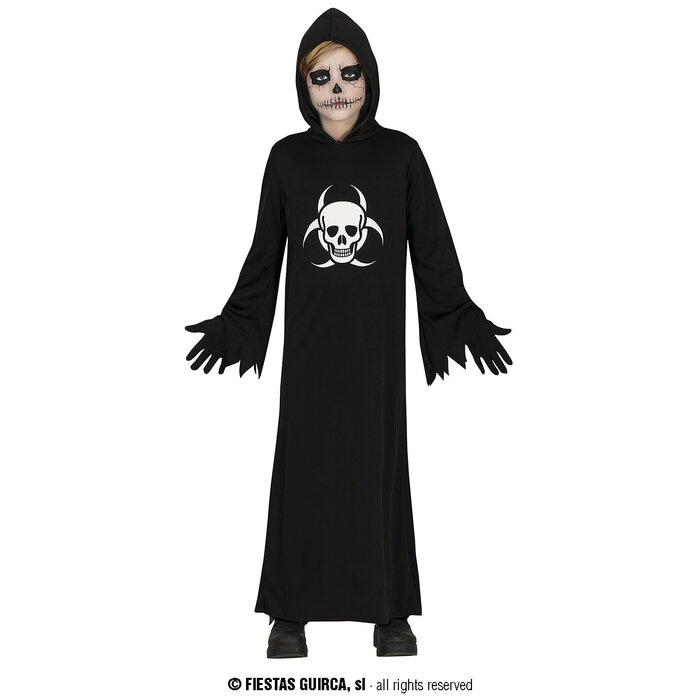 Fiestas Guirca Schedel halloween kostuum met kap
