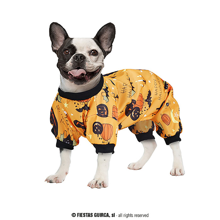 Fiestas Guirca Pompoen halloween verkleedkostuum hond oranje