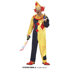 Fiestas Guirca Happy killerclown verkleedkostuum
