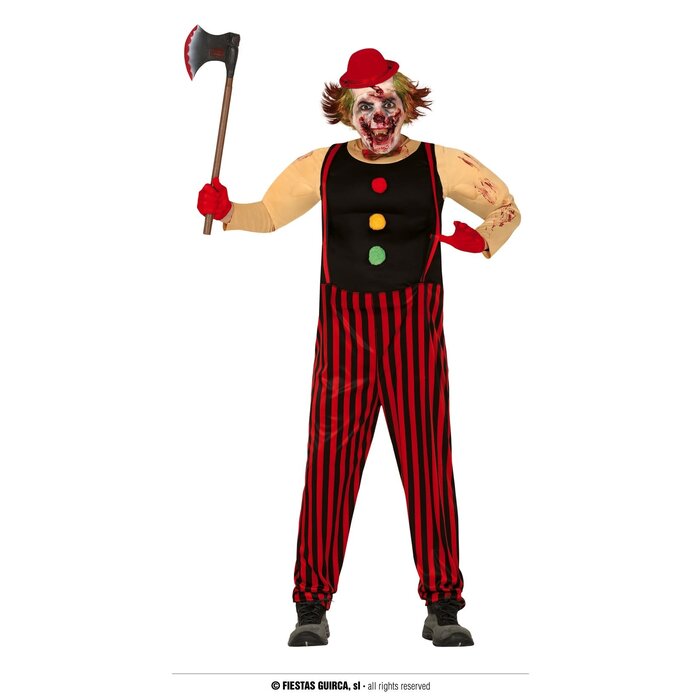 Fiestas Guirca Killer Clown halloween kostuum heren