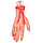 afgehakte hand bebloed 24cm