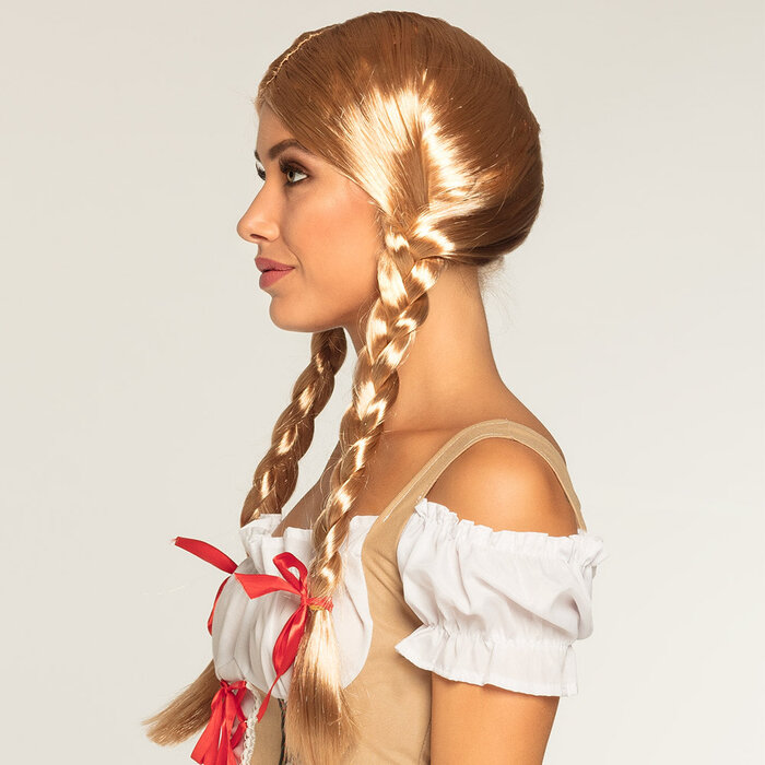 Boland Tiroler pruik Heidi blond