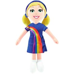 K3 Julia pluche 30cm regenboog