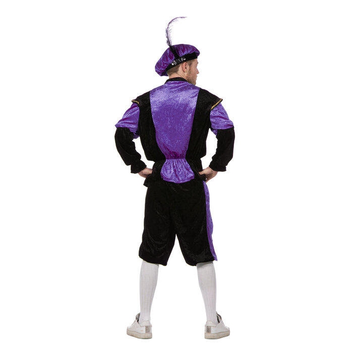 Wilbers & Wilbers Pietenpak pansamt zwart paars heren