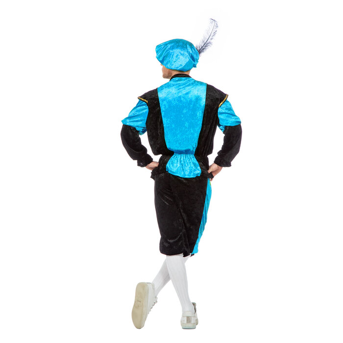 Wilbers & Wilbers Pietenpak pansamt aqua blauw/zwart heren