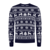 Kersttrui Scandinavia donkerblauw/wit