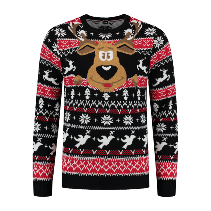 Kersttrui pop-out Rudolph