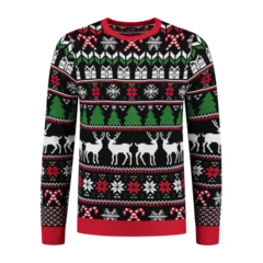 Kersttrui multicolor